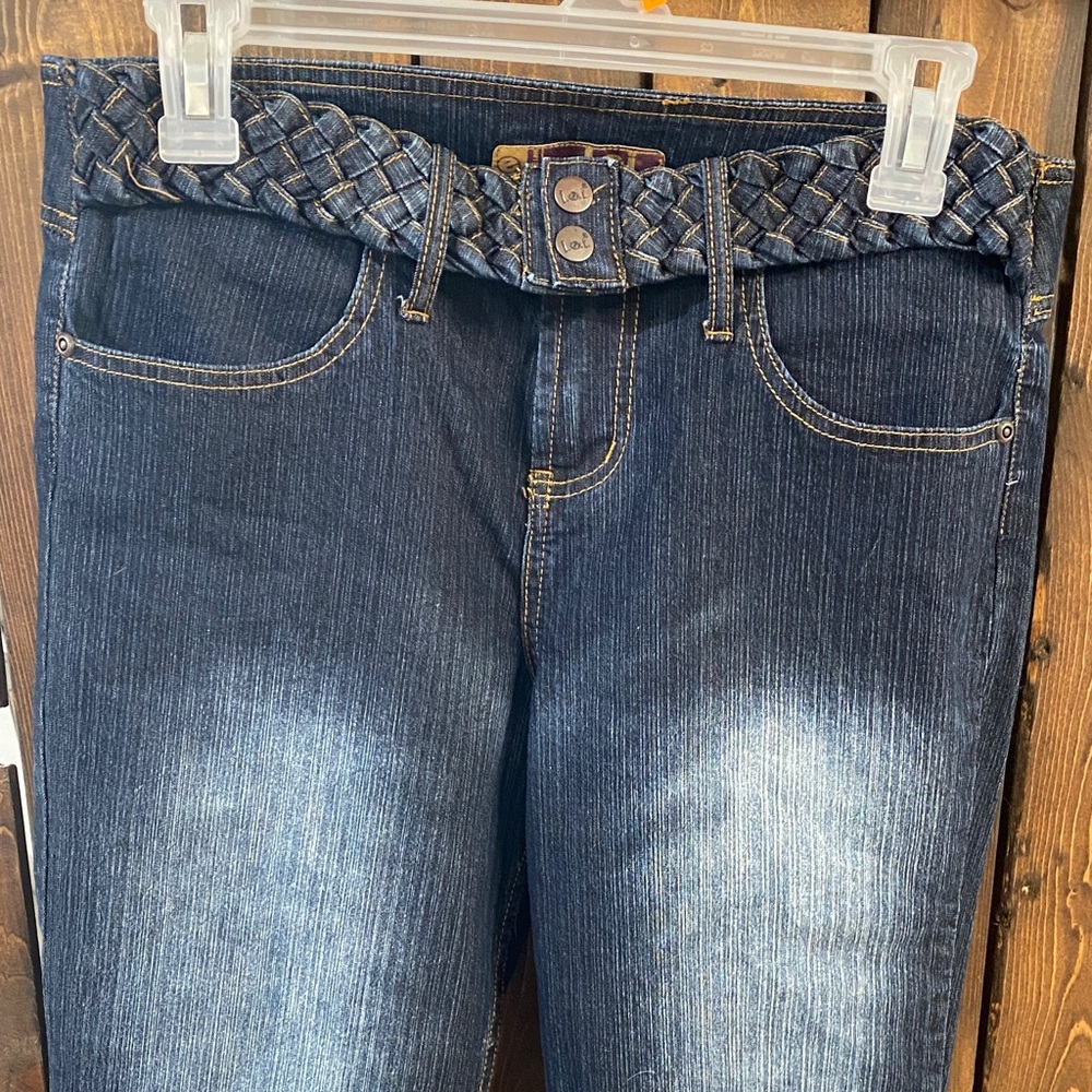 lei Women's Flare Jeans in Dark Blue